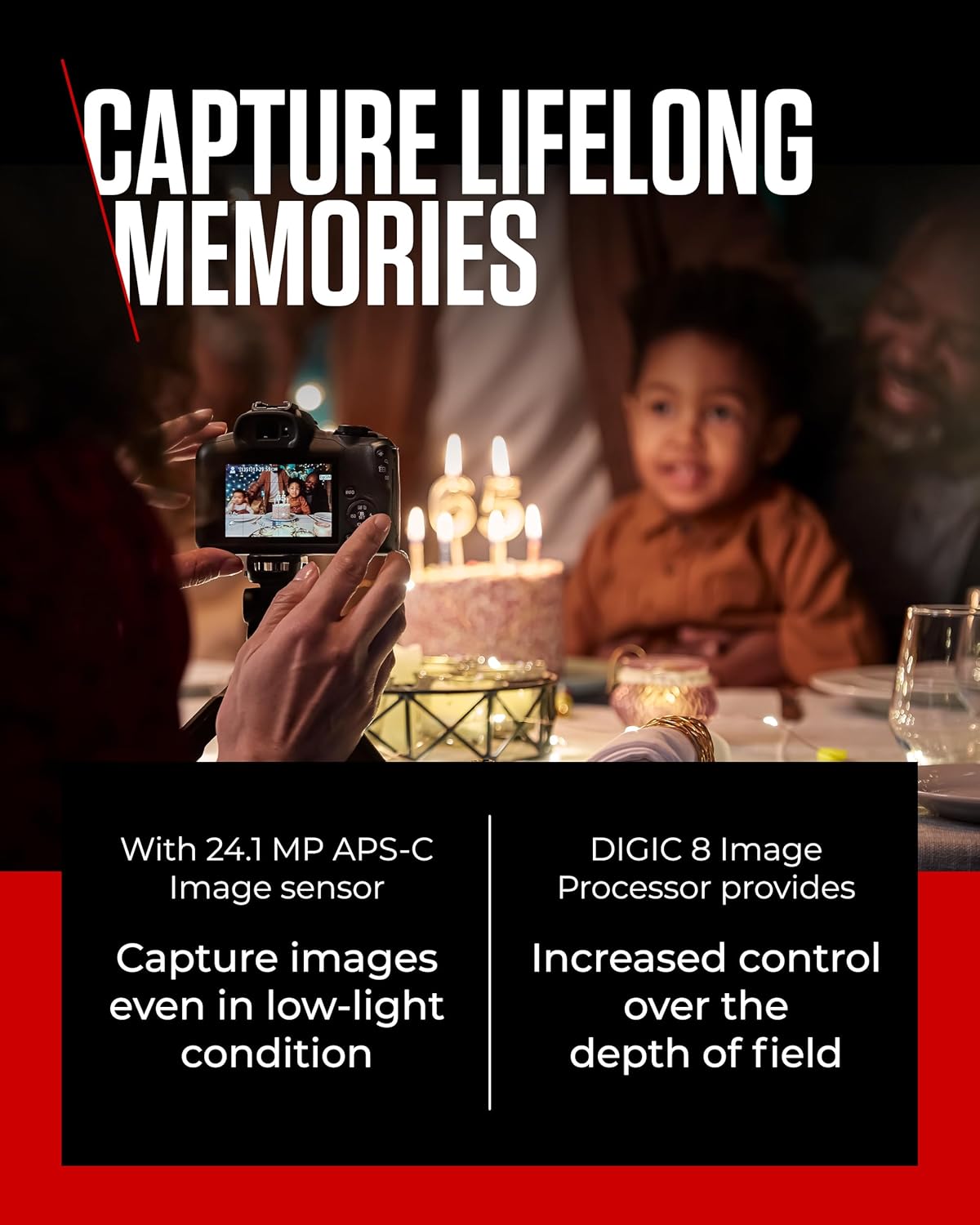 Canon EOS R100 Capture Lifelong Memories